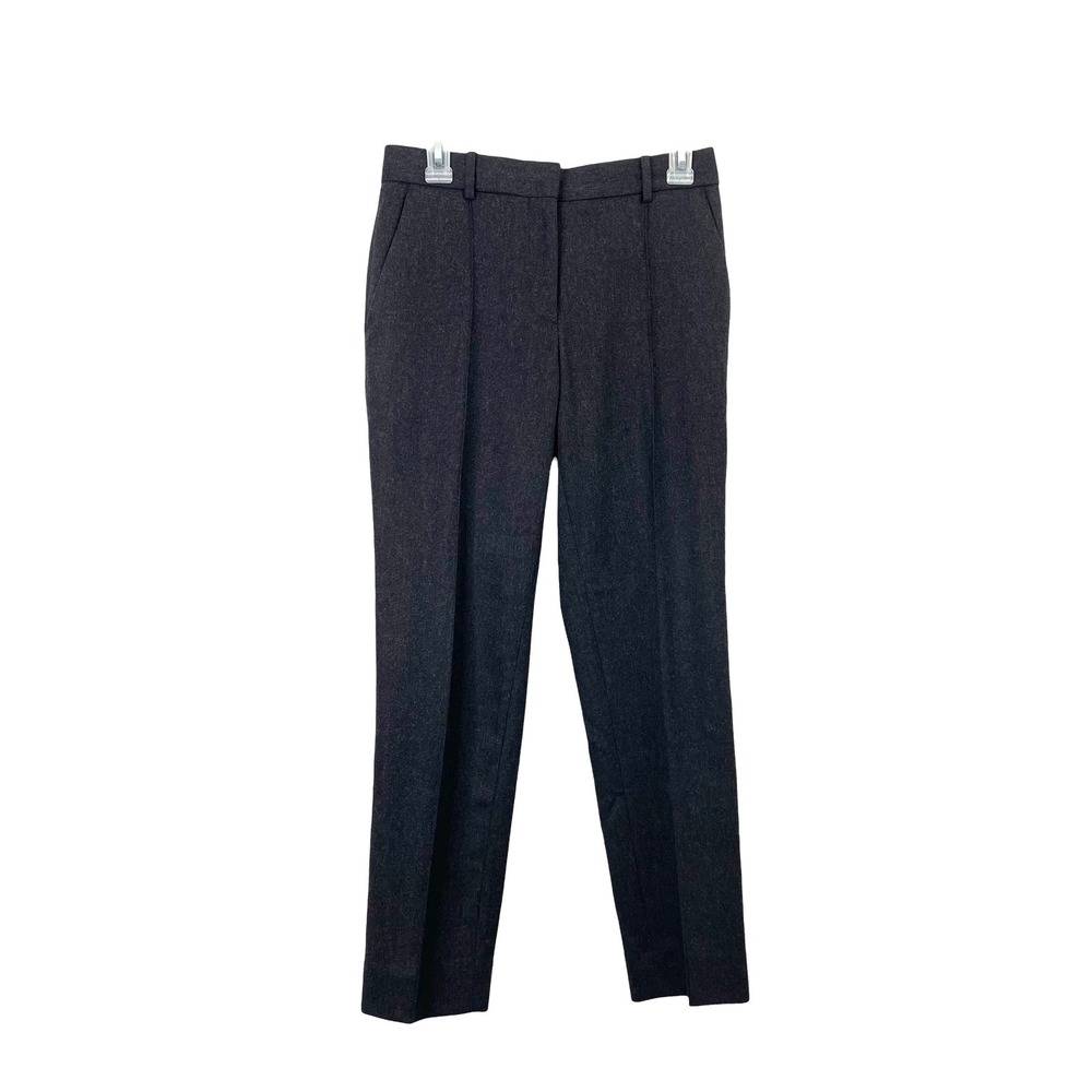 Everlane slim wool cashmere dress pants Size 0 dark gray